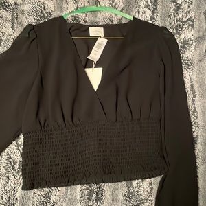 Aritzia Wistful blouse - black - Sz. M. Brand new With tags